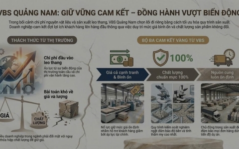 VBS QUẢNG NAM: GIỮ VỮNG CAM KẾT VỀ GIÁ VÀ CHẤT LƯỢNG GIỮA BIẾN ĐỘNG THỊ TRƯỜNG